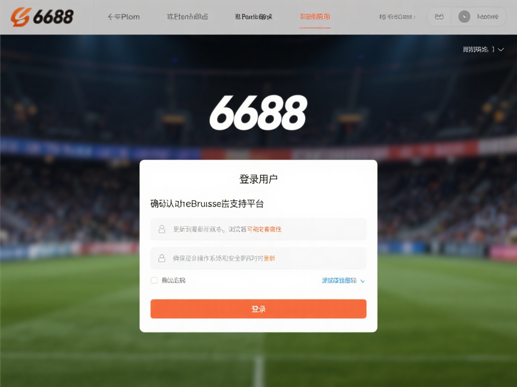 每个平台都有其技术要求，在登录6688体育网页版时