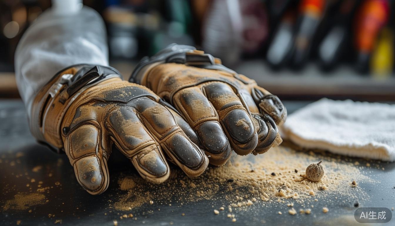 运动手套在运动过程中难免会沾染汗水、灰尘及细菌，甚